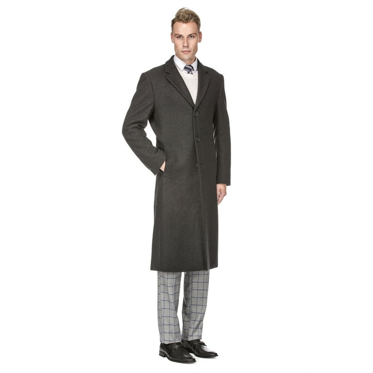 Men's coat best sale knee length