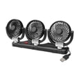 thumbnail image 3 of Ventilador de aire de enfriamiento de automóvil Ventilador de aire 360 ​​grados Rotatables Bajo Ruido 180 arriba USB de 5 V, 3 of 8