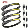 thumbnail image 1 of QJUHUNG 2pcs Multifunctional COB Headlamp  USB Charging Strong Light Headlight  Suitable For Outdoor Night Running Fishing, 1 of 7