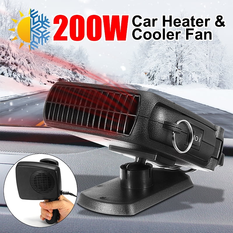 Heating Quickly Car Heater Defroster Portable Auto Window Demister Heater Fan 12V 150 with Folding Handle Low Noise,Portable Car Auto Heating Cooling Fan