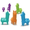 Learning Resources Snap-n-Learn Llamas, Early ABCs, Alphabet Learning Resources, Develops Color Recognition, Fine Motor Toy, 26 Pieces, Ages 18 mos+