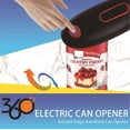 thumbnail image 3 of Abridor de latas eléctrico genérico, fácil de quitar, negro, 3 of 6