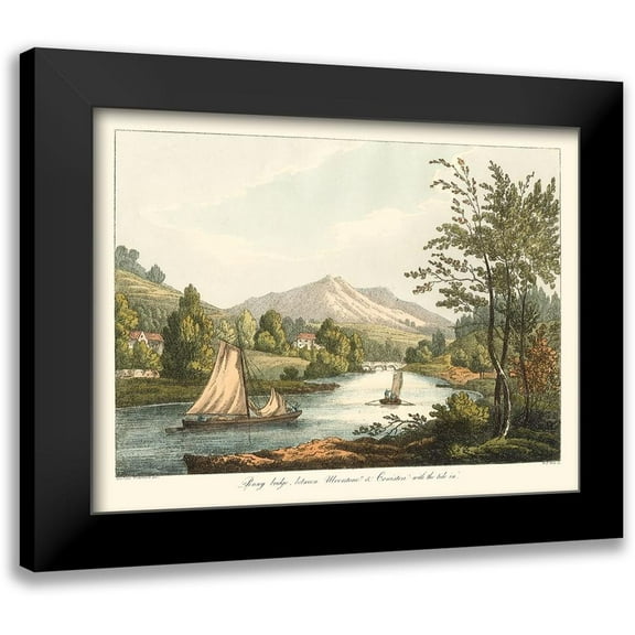 Wilkenson, Joseph 14x12 Black Modern Framed Museum Art Print Titled - English Countryside II