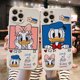 thumbnail image 3 of Para iPhone XS Max XR Para 11 Pro Carcasa Linda De Dibujos Animados De Una Pieza Doraemon Donald Duck Funda De Silicona Líquida Suave Para La Piel Del Bebé, 3 of 4