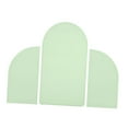 thumbnail image 2 of Luzkey 3x Arch Backdrop Covers Arch Frame Backdrop Covers Birthday Arch Stand Covers, Wedding Arch Covers for Baby Shower, Reception Light Green, 2 of 8