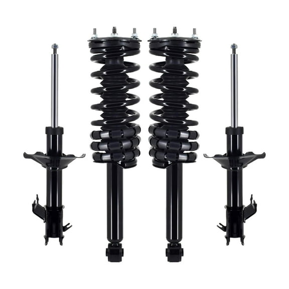 Set of 4 Front Strut-Rear Quick Complete Strut-Coil Spring For 1995-1999 Nissan Maxima