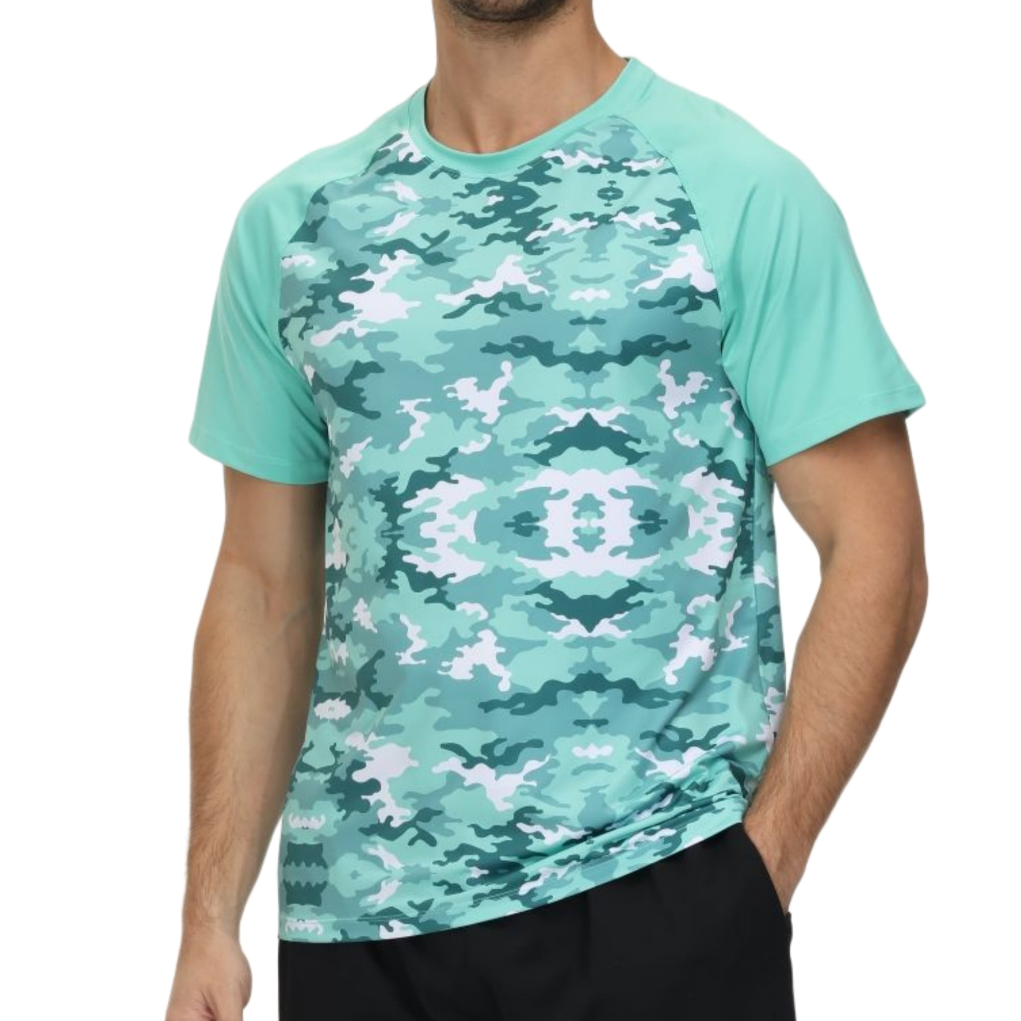 Satankud Men's Quick Dry Sun Protection Short Sleeve UPF 50+UV Sun