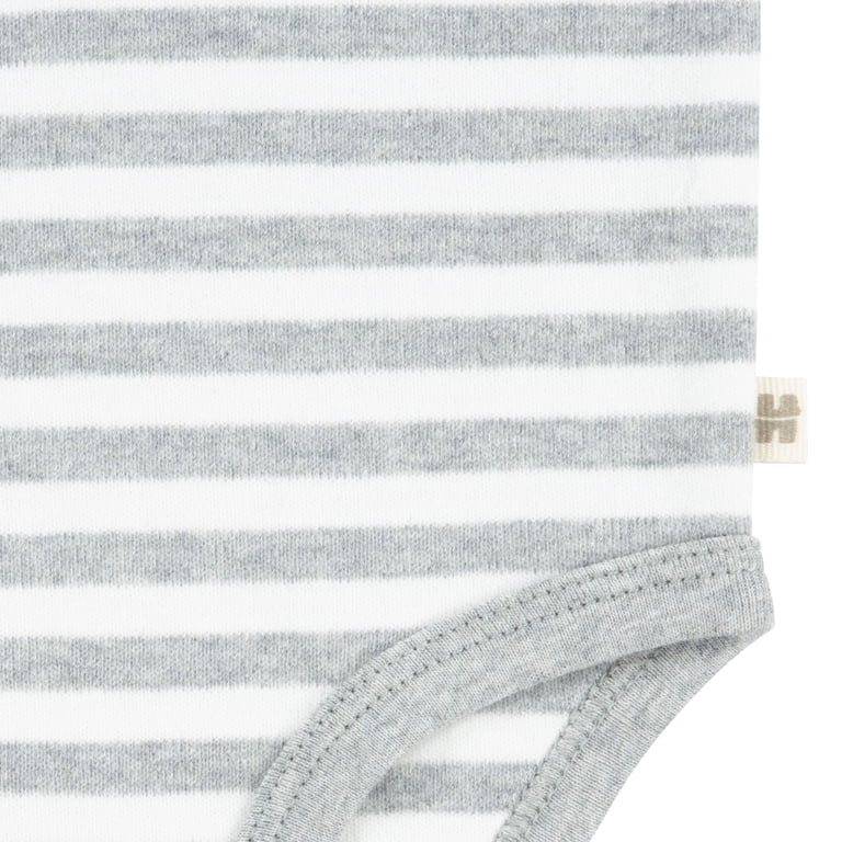 Huggies Baby Boy Organic Cotton Bodysuits, 3-Pack photo 3