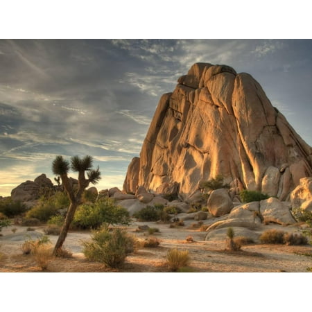 Sunset at Joshua Tree National Park in Southern California Desert Rock Formation Landscape Photography Print Wall Art By Kyle (Best Places For Photography In Southern California)