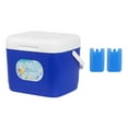 thumbnail image 4 of Nevera portátil clásica impermeable de 15 l para bebidas frías y calientes, ideal para picnics en la playa. Azul, 4 of 8