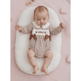 thumbnail image 4 of BemeyourBBs Girl Thanksgiving Romper Doll Collar Turkey Embroidery Plaid Jumpsuit, 4 of 9