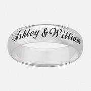 Personalized Planet Sterling Silver Name Ring