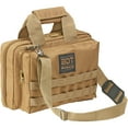thumbnail image 2 of Bulldog Cases & Vaults Deluxe 2 Pistol Range Bag w/ Strap & MOLLE, Black, 2 of 2