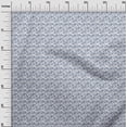 thumbnail image 3 of oneOone Rayon White Fabric Leaf Sewing Craft Projects Fabric Prints By Yard 56 Inch Wide, 3 of 4