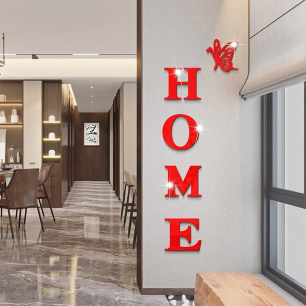 Decoración del hogar, decoración de habitaciones, láminas de espejo flexibles de acrílico, azulejos de espejo autoadhesivos, pegatinas de pared para el hogar, sin vidrio, reflectantes, para el hogar,