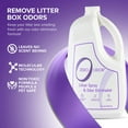 thumbnail image 3 of Zero Odor Litter Box Odor Eliminator Refill Cat Kitty Litter Deodorizer Pet Smell Remover 64 oz, 3 of 10