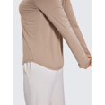 thumbnail image 3 of Remera CRZ YOGA de Algodón Pima Manga Larga Color Mortero Talle Large, 3 of 5