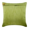 thumbnail image 5 of The HomeCentric Green Pillow Shams, Sequins Beaded Sparkly Glitter Pillow Shams, Pack of 2, 24x24 inch (60x60 cm) Pillow Shams, Square Silk Pillow Shams, Striped Pillow Shams, Easter - Chlorophyll, 5 of 9
