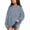 Light Blue, variant on Girls Sweatshirts14-16 Long Sleeve Leopard Print Girls Hoodie Crewneck Y2k Top Winter Casual Aesthetic Girl Clothes with Pocket