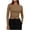*1-Khaki, variant on Women's Slim Fit Crew Neck Long Sleeve Top , Ladies' Stretch Soft Basic Tee , Casual Athletic Layering Shirt For Women, S-2XL