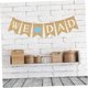 thumbnail image 4 of NUOLUX Banner Colgante De Lino Khaki Con Letras We Dad Y Para Decoraciones Del Padre, 4 of 8