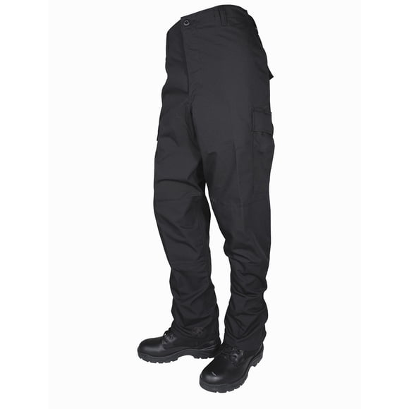 Pantalones Tru-Spec para Hombre Regular Rectos Negros Talla S
