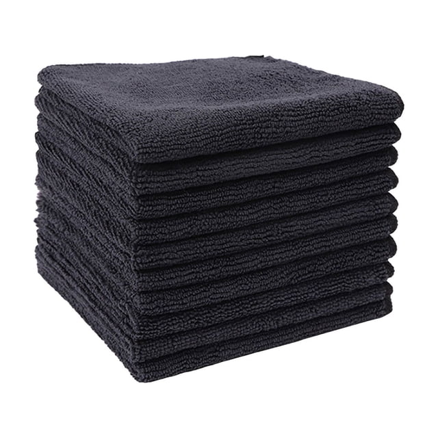 Thick Absorbent Dishcloth - 12x12in Microfiber Cleaning Cloth, Kitchen Scrubber for Countertops, Dishes