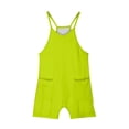thumbnail image 6 of Girls Rompers 10-12 Pants Jumpsuit Dressy Sleeveless Summer Jumpers Cute Spaghetti Strap Romoers with Pockets Toddler Girl Clothes Todays Order for Delivery From Ofertas En, 6 of 7