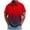 04# Red, variant on IhhxPro Men's Short Sleeve Gradient Collared Shirt with Button Detail Quick Dry Stretch Casual Button-Up Summer Slim Fit Solid Pattern Travel Work Golf M-4XL