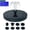 A 5.11 in, variant on Floating Solar Powered Water Fountain Pump Solar-Powered Floating Bird Bath Bubble with 6 Spray Nozzles Plastic for Patio Garden Pond Outdoor Landscape Decor A 5.11 in