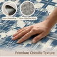thumbnail image 6 of ODIKA 2'x3' Washable Throw Rug Large Abstract Grey Transitional Mottled Block Layout Muted Plush for Hallway, Study Room, Non-Slip Low Profile, Flatwoven, 6 of 7