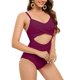 thumbnail image 4 of Trajes de baño para mujer, Trajes de baño para mujer, Traje de baño ajustado con cuello halter y espalda con tirantes, hermoso y plisado que cubre el vientre, Traje de baño para mujer, 4 of 8