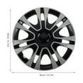 thumbnail image 2 of FUEENIRVA Car Hubcaps 1Pcs Covers Steel Easy Installation for Car Wheels, 2 of 8
