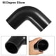 thumbnail image 4 of Juego de manguera de silicona Unique Bargains Codo de 90 grados negro ID 57mm, 4 of 6