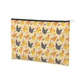 thumbnail image 2 of Fotbe Funny Chicken Reusable Cosmetic Bag Makeup Bag for Women Large Travel Cosmetic Pouch Girls' Make Up Organizer, 2 of 8