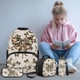 thumbnail image 2 of Yspwyqan Kids Camo Duck Backpack Set for High School, Bow Girls Backpack Set with Lunch Box Pencil Case Water Bottle Bag, Lightweight Adjustable Straps Daypack for Teens Travel, 2 of 7