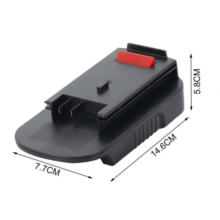 20V to 18V Battery Adapter Compatible with Black Decker 18V Tools Convert Black Decker Stanley Porter Cable 20V Battery to Replacement for Black