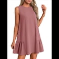 thumbnail image 1 of Vestido Tipo Chaleco Sin Mangas con Cuello Redondo en Color Liso, Color , Talla XL, 1 of 5