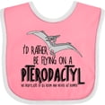 thumbnail image 3 of Inktastic Flying Pterodactyl Boys or Girls Baby Bib, 3 of 4
