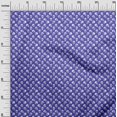 thumbnail image 3 of oneOone Cotton Jersey Violet Fabric Skull Dress Material Fabric Print Fabric By The Yard 58 Inch Wide, 3 of 4