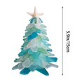thumbnail image 3 of Beautiful Green Christmas Tree, Creative Unique Christmas Decoration Sea Beach Resin Christmas Tree, 3 of 3