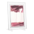 thumbnail image 1 of Glass Moving Sands Art Picture Flowing with Stand Sandscapes Quicksand Painting para decoración para hogar Estanterías Adorno Inauguración 5 pulgadas Sunnimix Imagen de arena dinámica, 1 of 6