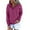 Purple womens sweatshirt, variant on clear 50% off wycnly Womens Winter Hoodies Womens Button up Hooded Sweatshirt Casual Solid Long Sleeve Loose Sweatshirts Fashion Pocket Drawstring Pullover Hoodies Tops 2023 Hoodies