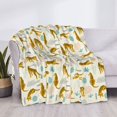 thumbnail image 3 of Yiaed Leopard Print Print Blanket Throw Blanket Soft Cozy Flannel Blanket for Home Bed Sofa Couch Chair-60"x50", 3 of 6