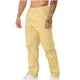 thumbnail image 2 of Pantalones cargo para hombre, estilo casual, con múltiples bolsillos, rectos, para exteriores, para fitness, 2 of 6