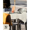 thumbnail image 5 of Fsddascl Letter N Outdoor Tablecloth - 60x60 Inch Square Dining Table Cover, Monogram Words Waterproof Outdoor Table Cloth with Umbrella Hole & Zipper for Picnic/Patio/Party, 5 of 7