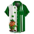 thumbnail image 1 of Playeras Para Hombre Camisa Informal De Moda Para Hombre Con Estampado De Festival, Solapa, Botones Y Bolsillo, 1 of 4