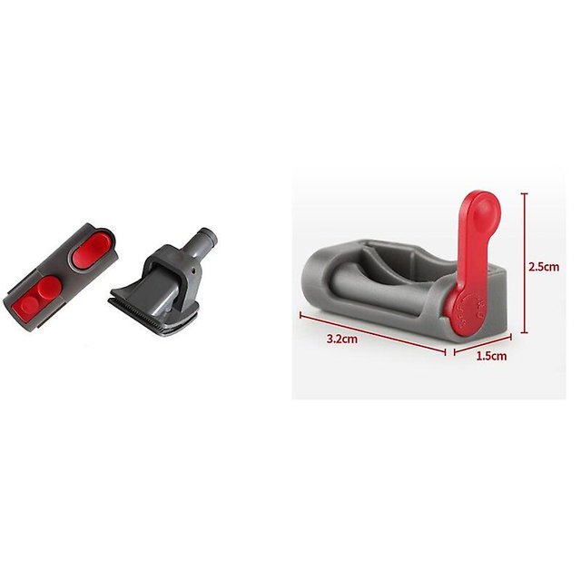 2 cepillos y adaptadores para herramientas de mascotas para perros Dyson Pet V7 V8 V10 V11 y 2 gatillos para Dys