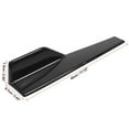thumbnail image 5 of 2X Side Skirts Fits Universal Vehicles Black 450mm Exterior Side Bottom Line Extensions Splitter Lip Car Diffusers,2 pair * Car Bumper Rear Lip Side Skirt with some bolts,bright black, 5 of 8