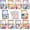 Bright Floral, variant on 160Pcs Stationery Paper Set, 50 Double-Sided Writing Papers, 50 Matching Envelopes & 60 Round Dot Stickers, 10 Space Spoon Designs, 5.5 x 8.25 Inch
